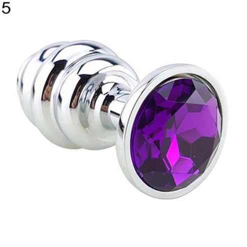 Spiral Beads Stainless Steel Metal Butt Plug