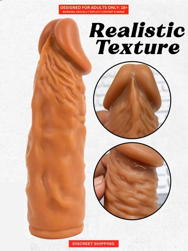 6 Inch Realistic Penis Sleeve